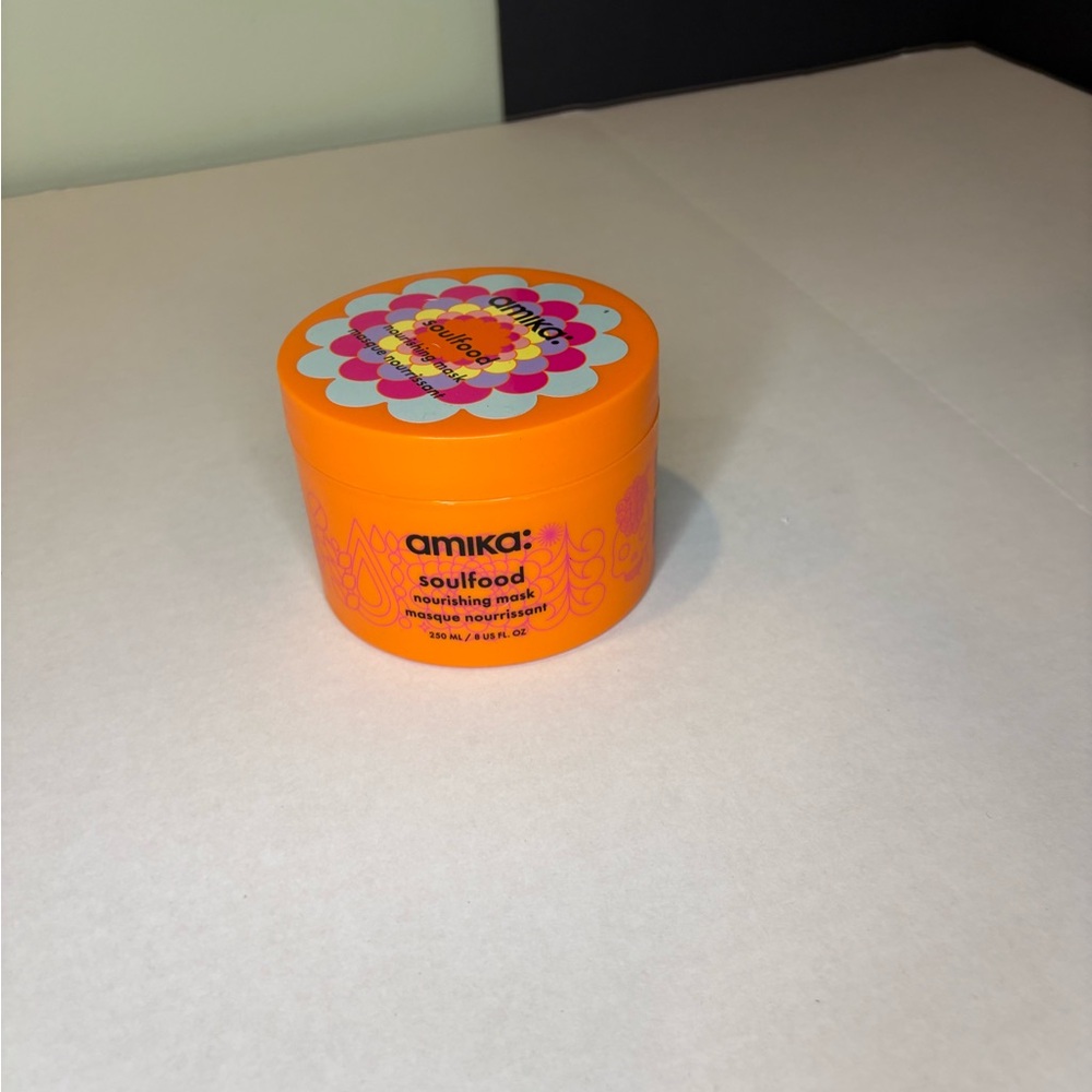 Amika Soulfood Mask in Bright Orange Jar